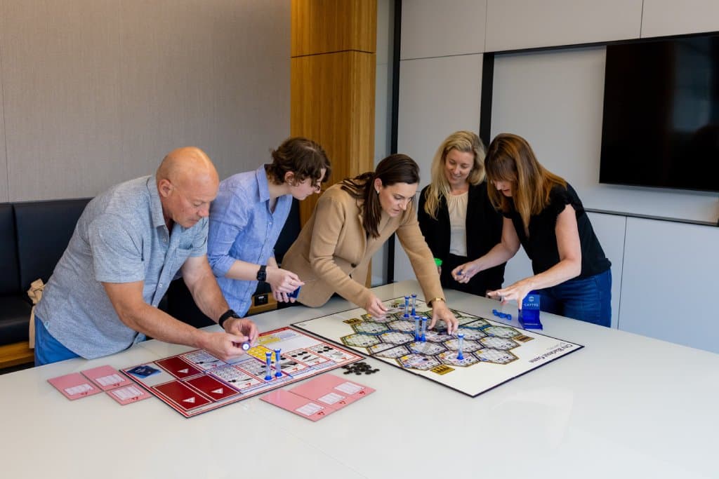 EMCE City Blackout game being played by emergency management professionals